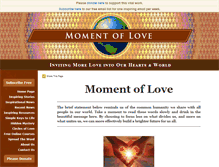 Tablet Screenshot of momentoflove.org